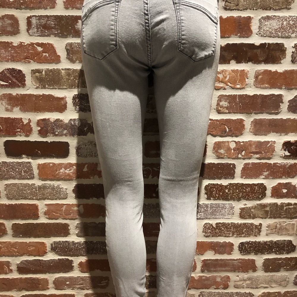 Express grey jean jegging size 0